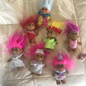 Vintage Russ Troll Dolls